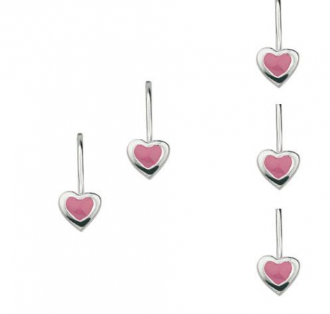 Ohrschmuck Ohrboutons Herz 925 Silber BOB900354