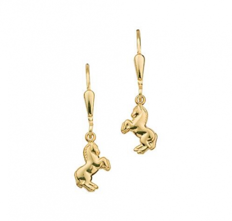 Ohrschmuck Ohrhänger Pferde 333 Gold BOH302401