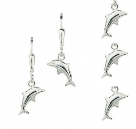 Ohrschmuck Ohrhänger Delphin 925 Silber BOH900302