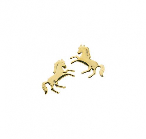 Ohrschmuck Ohrstecker Pferde 333 Gold BOS302300