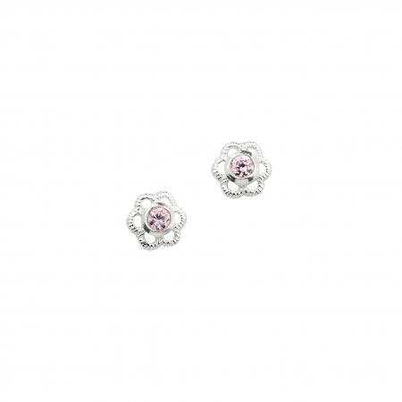 CEM  Ohrschmuck Ohrstecker mit rosa Zirkonia BOS904503