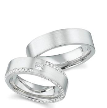 Preview: Fischer Trauringe 950 Platin 45 14861/060