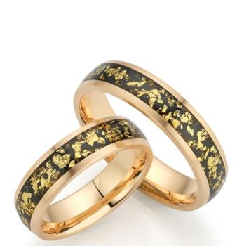 Preview: Fischer Eheringe Midnight Glow 22-01790-055 + 22-01790-055