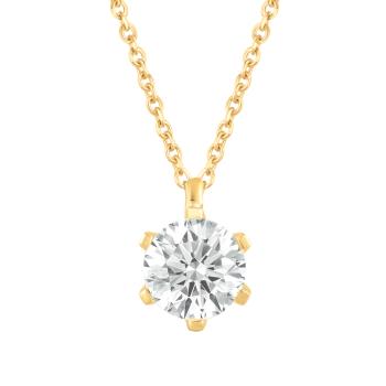 Bedra Labordiamant Collier 585 Gelbgold COLB90001.2-45
