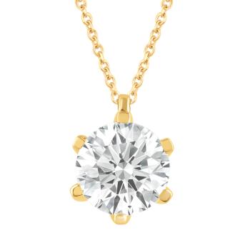 Bedra Labordiamant Collier 585 Gelbgold COLB90004.2-45