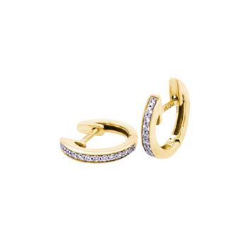 Bedra Creole 585/- Gelbgold Diamanten CRB00026.21