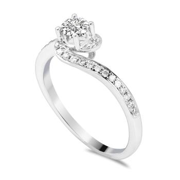 Simon & Söhne Verlobungsring Brillant 0,18 ct. D06-W05