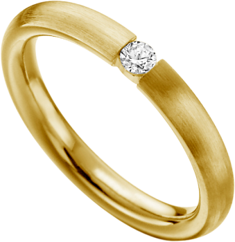 Rubin Verlobungsring Gelbgold MEM02