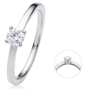 Bedra Verlobungsring 585 Weissgold RB00066.5
