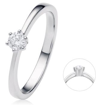 Bedra Verlobungsring 585 Weissgold RB00067.5