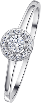 Bedra Ring Diamant 0,15 ct. 585 Weissgold RB90387.5
