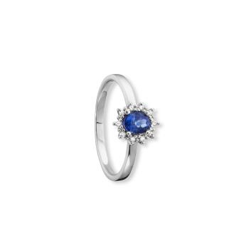 Bedra Ring Brillant Safir 585 Weissgold RFB90009.5