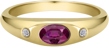 Bedra Ring Diamant Rubin 585 Gelbgold RFB00004.2