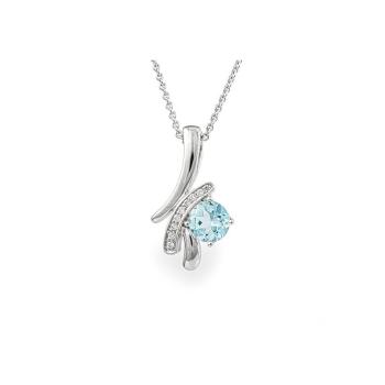 Breuning Anhänger Topas Weissgold 31041260