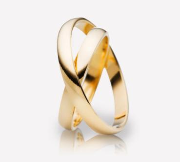 Holzhauser Trauringe klassisch 333 Gelbgold G3