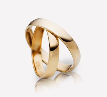 Holzhauser Trauringe klassisch 333 Gelbgold G4