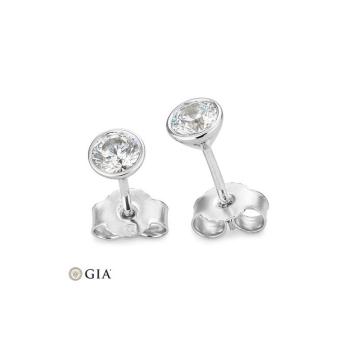 Breuning GIA Zertifikat Ohrstecker Zarge 01859740GIA