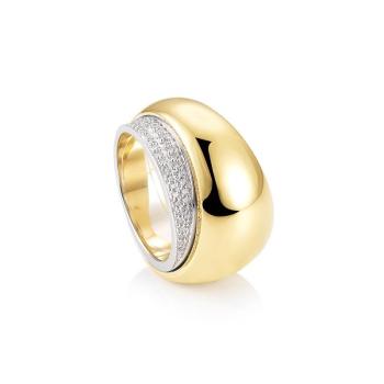 Saint Maurice Ring Brillant Weiss-Gelbgold 41058640