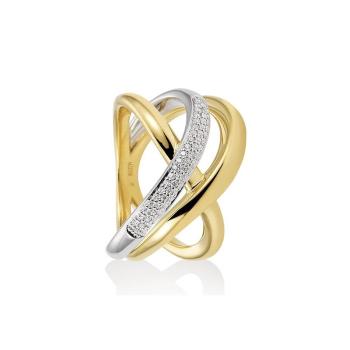 Saint Maurice Ring Brillant Weiss-Gelbgold 41057250