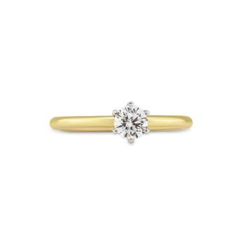 Breuning Labordiamant Ring Bicolor WG 41061510