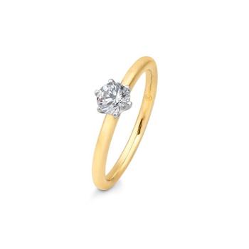 Breuning Labordiamant Ring Bicolor WG 41061510