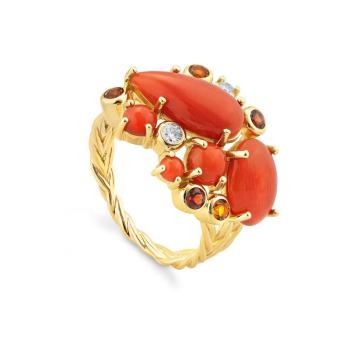 Breuning/Saint Maurice Ring Koralle 41062290