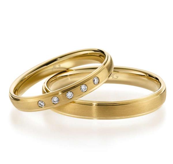 August Gerstner Trauringe Gelbgold 4/28695/3
