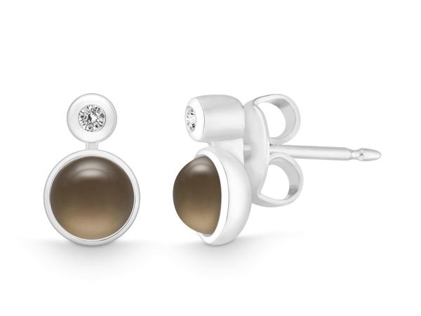Quinn Ohrringe Ohrstecker 925 Silber Citrin 036191911