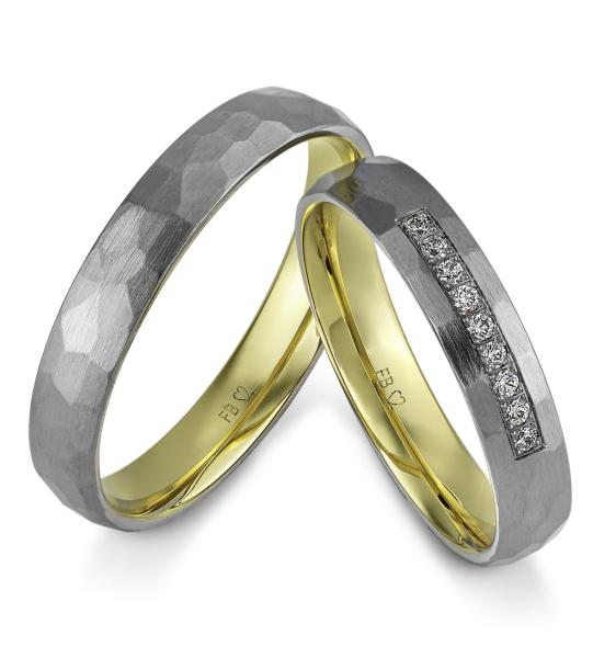 Saint Maurice Partnerringe Tantal 4809514 + 4809513