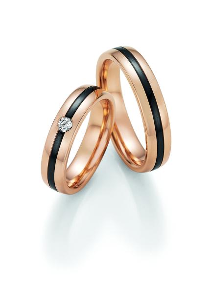 Nowotny-Collection Ruesch Partnerringe Zirkonium 14/10070 + 14/10080