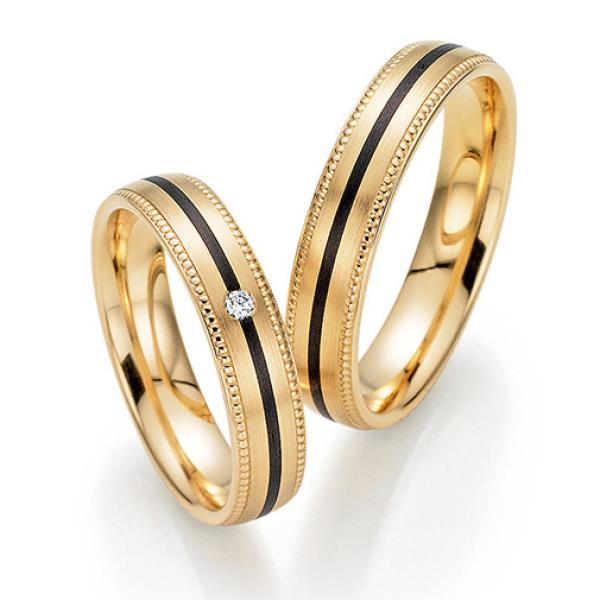 Fischer Trauringe Carbon Love Story 23 1580/045