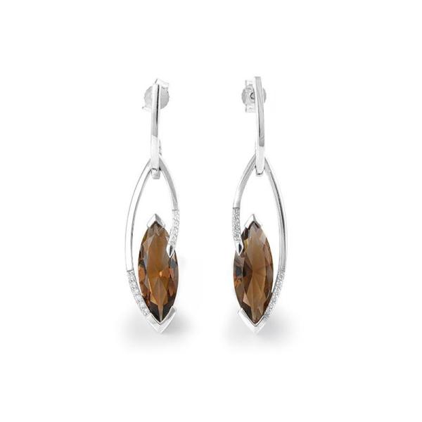 Breuning Brillant Weissgold Rauchquarz 11027680