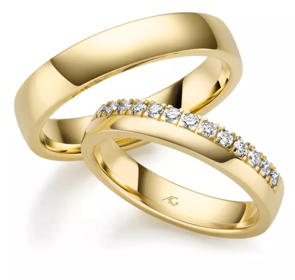 AUGUST GERSTNER TRAURINGE Gelbgold 4/31545/4