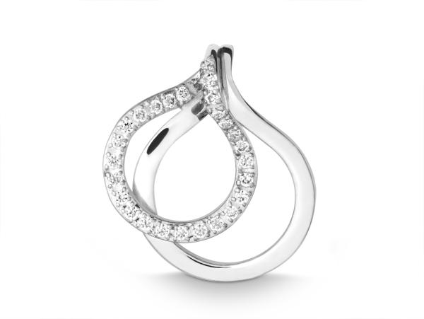 Quinn Anhänger 750 Weissgold Brillant 4244519