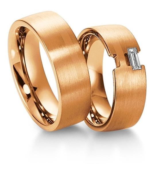 Breuning Trauringe Weissgold-Rotgold 48/040010