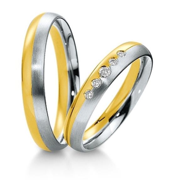 Breuning Trauringe Platin-Gelbgold 48 040430
