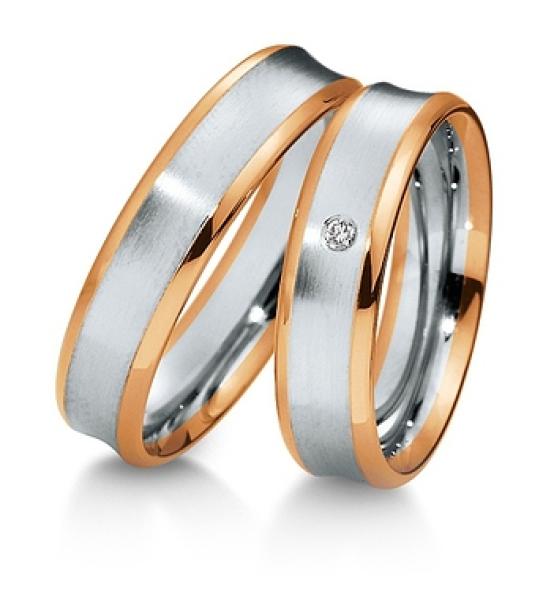 Breuning Trauringe Weissgold-Rotgold 48 040730