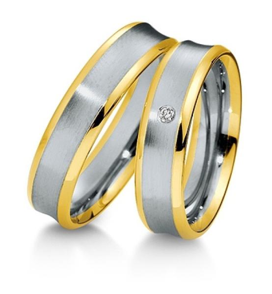 Breuning Trauringe Weissgold-Rotgold 48 040730