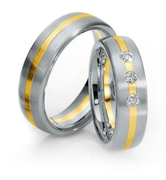 Saint Maurice Trauringe Weiss-Gelbgold 49-81318
