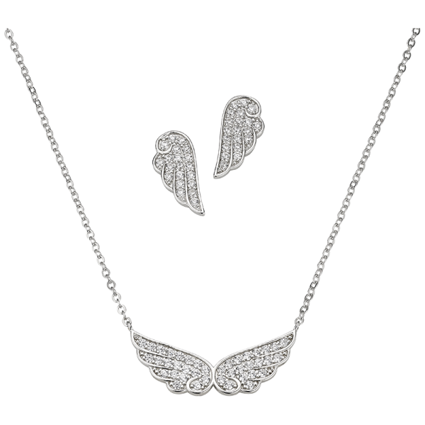 Engelkemper 925 Silber Garnitur Flügel BGT906212