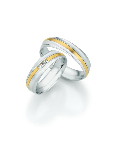 Nowotny-Collection Ruesch Partnerringe Silber 55/34090 + 55/34100