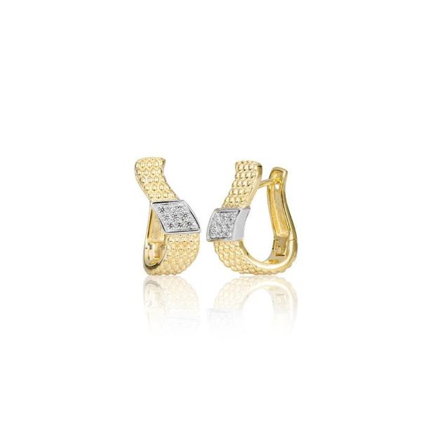 Saint Maurice Ohrschmuck Brillant Weiss-Gelbgold 06609660
