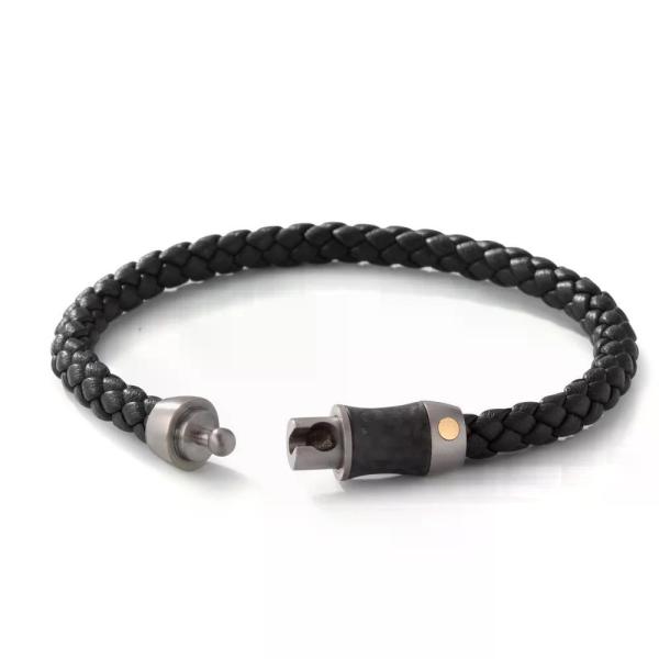TeNo Armband Titan, Carbon, 750/18 K Gelbgold 60298/201/000/7251