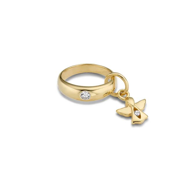 CEM-Engelkemper Taufring mit Engel 6-213457-001