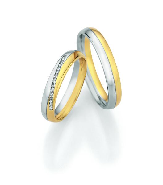 Nowotny-Collection Ruesch Trauringe Gelbgold-Weissgold 66/73130