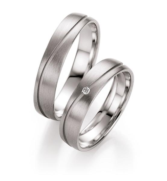 Nowotny-Collection Ruesch Trauringe Weissgold 66/10070-045
