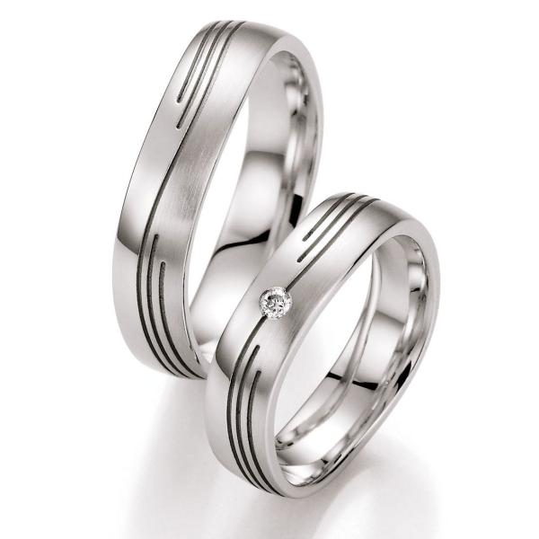 Nowotny-Collection Ruesch Trauringe Weissgold 66/10470-052