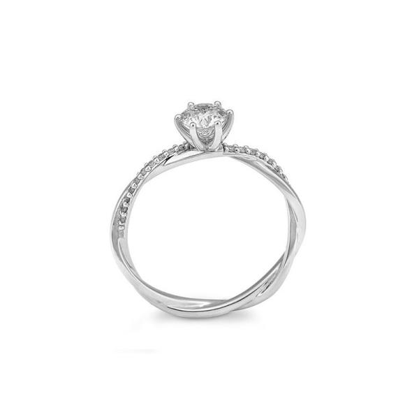 Breuning Labordiamant Ring Weissgold 41062520