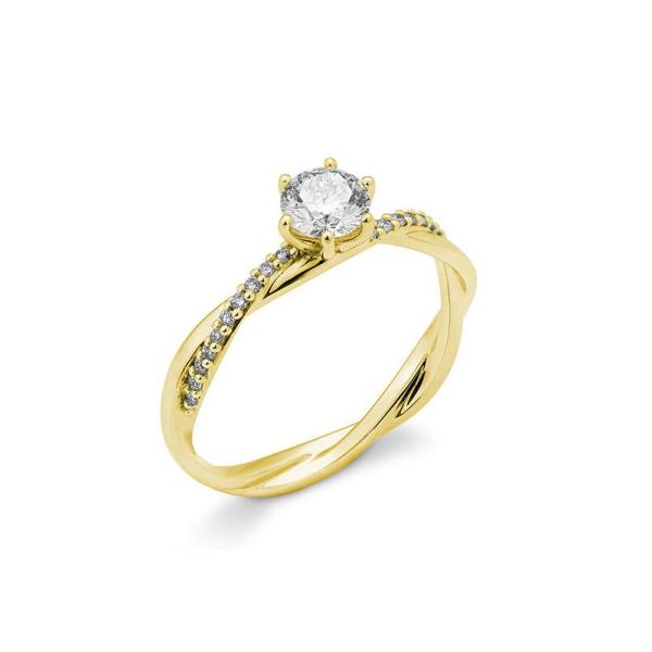 Breuning Labordiamant Ring Weissgold 41062520