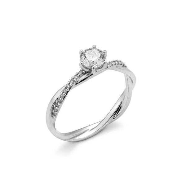 Breuning Labordiamant Ring Weissgold 41062520